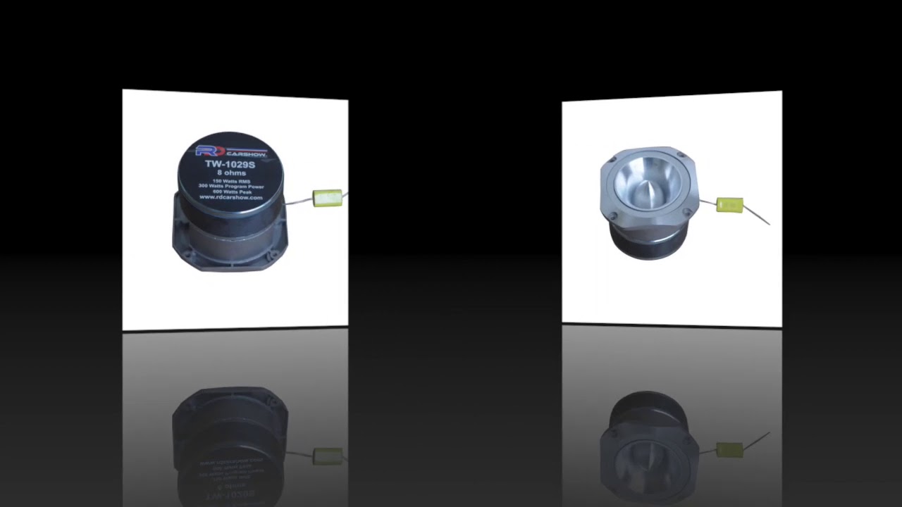 RDCARSHOW TW-1029 HEAVY DUTY COMPETITION TWEETER 600 WATTS