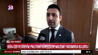 Beka-Der Ve Bi̇revi̇m Paludaki̇ Güreşçi̇lere Malzeme Yardiminda Bulundu