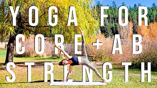 CORE & AB YOGA - 20 min Full Body Yoga Workout for Core & Ab Strength