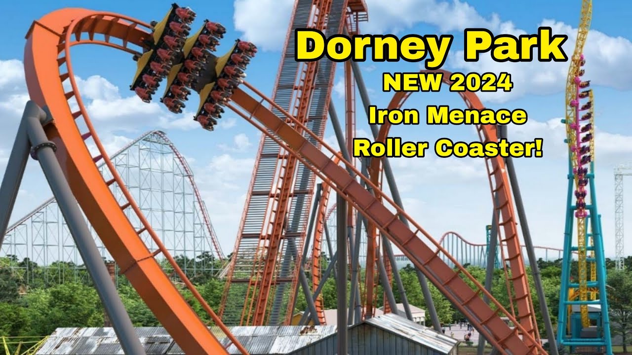 Dorney Park Iron Menace New 2024 Roller Coaster Youtube