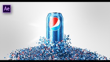How To Create A Particle Pepsi Can After Effects Tutorial and Template