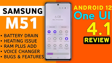 SAMSUNG M51 Android 12 / One Ui 4.1 Update Review : Bugs, Over Heating, Voice Changer & More #M51