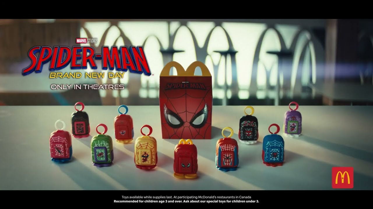 Step into Spider Man’s world and swing into a heroic Happy Meal® adventure!