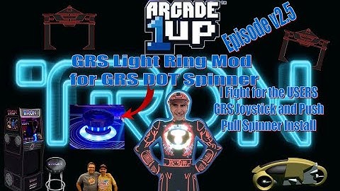 Arcade1UP GRS DOT Spinner Light Mod WOW!