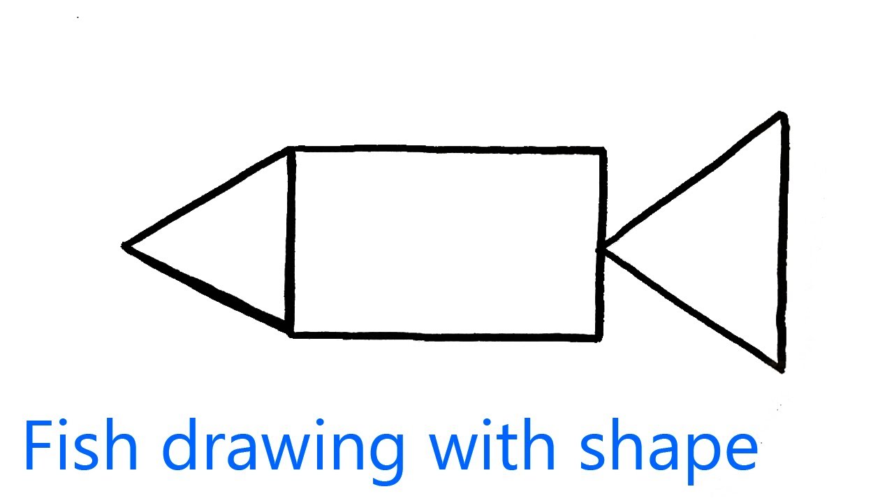 How to Draw a Fish Using Simple Shapes