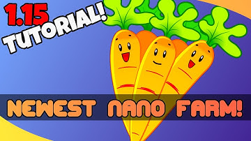 Newest Nano Farm Tutorial Minecraft 1.15!