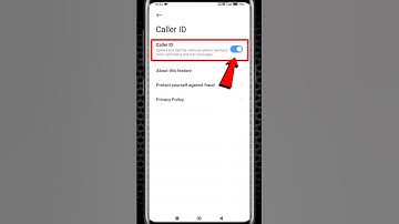 How To Enable Identify Unknown Numbers Caller ID | Caller ID Feature Enable Kaise Kare | #shorts
