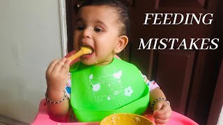 BABY FEEDING MISTAKES | BABY LED WEANING  MISTAKES