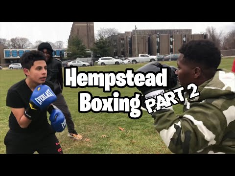 Hempstead High School Boxing Part 2 ? * KNOCKDOWNS EVERYWHERE*