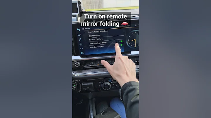 How to satisfy your OCD with remote mirror folding #duramax #silverado #howtodo #tipsandtricks