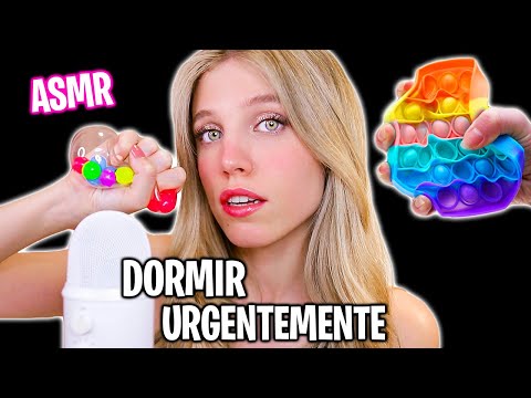 ASMR OBJETOS DESESTRESANTES para DORMIR URGENTEMENTE 💆🏼‍♀️ Sonidos antiestrés 🧠
