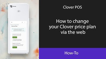 How to change your Clover price plan via the web