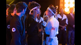 Cobra Kai Season 6 Part 2  Full Brawl Fight (Sekai Taikai)