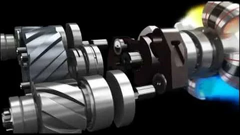 Russian Rotary Vane Engine