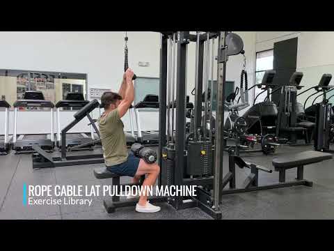 Rope Cable Lat Pulldown Machine