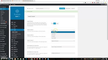 How to Change Header Content into Left / Right Side Position in Avada
