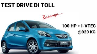 Honda Brio 1.3 CBU Part 2 | Performance Review | Toll Road | Test Drive | POV Driving Indonesia