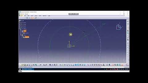CATIA Bolt-Circle Pattern