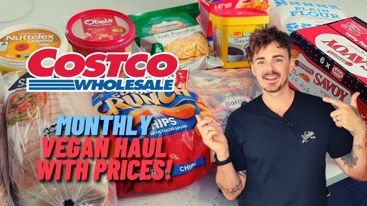 AUSTRALIAN COSTCO HAUL 2022   Vegan Monthly Haul W/Prices