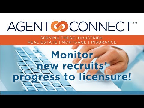 Monitor New Recruits' Progress To Licensure With Agent Connect