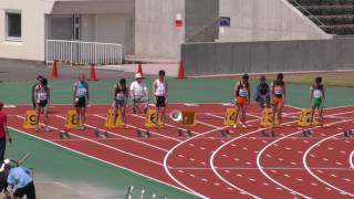 20170430群馬高校総体中北部地区予選男子100m9組