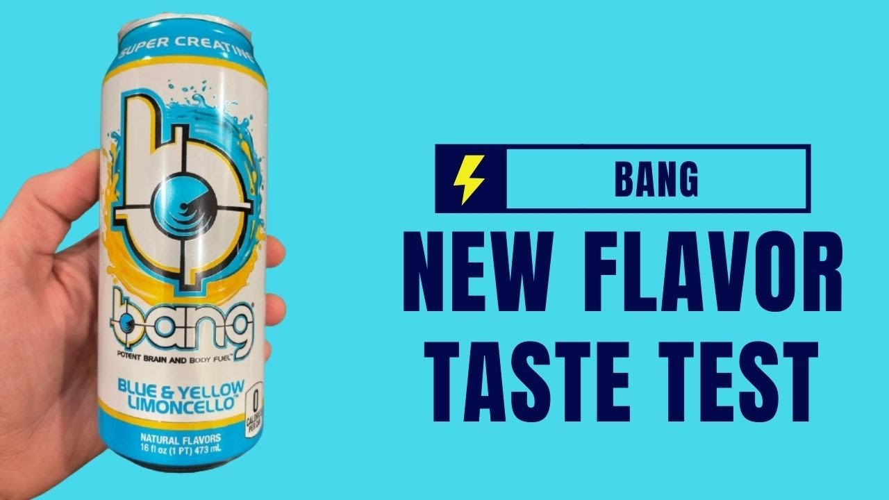 Bang Blue & Yellow Limoncello New Flavor Review - YouTube