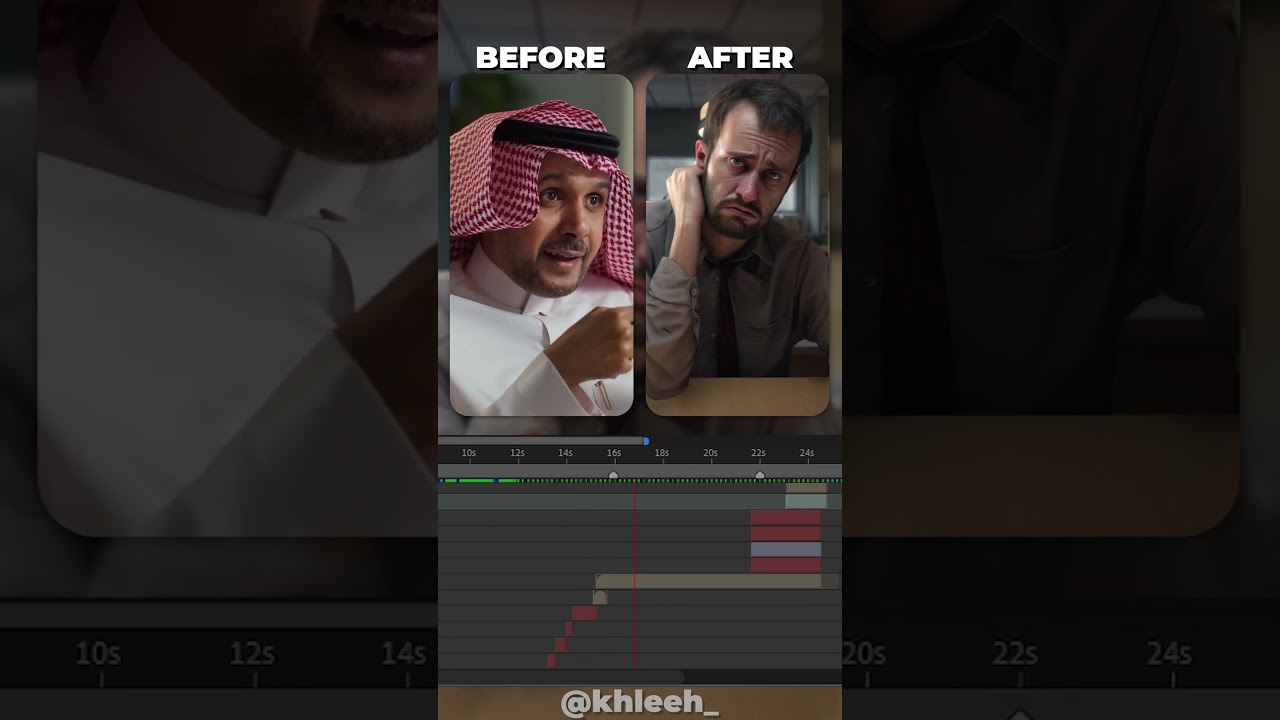 Editing Short Form Content🔥Credit:@thmanyahPodcasts  #التخطيط  #aftereffects #viral #beforeandafter