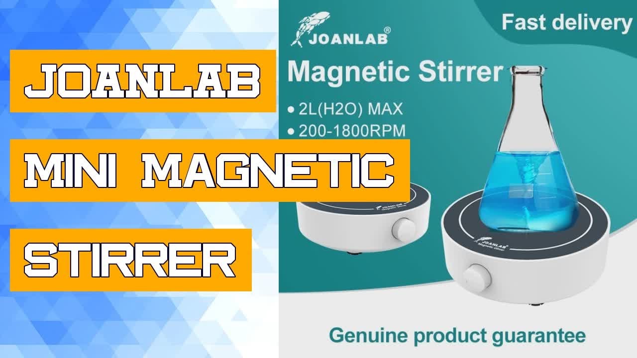 JOANLAB Mini Magnetic Stirrer Laboratory Supplies Magnetic Mixer With Stir Bar Liquid Mixer Lab AC 1