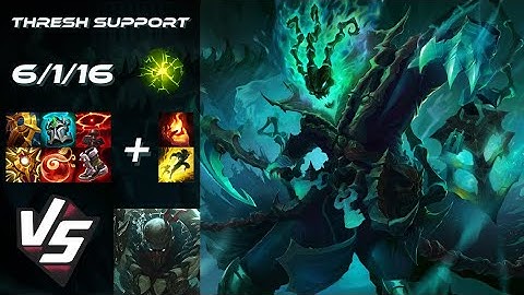 SUPPORT Thresh vs Pyke - EU Grandmaster Patch 14.23