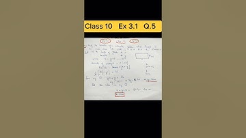 Linear Equations in two Variables Chapter 3 I Ex 3.1 I Q.5  #maths #ncert #class10 #shorts