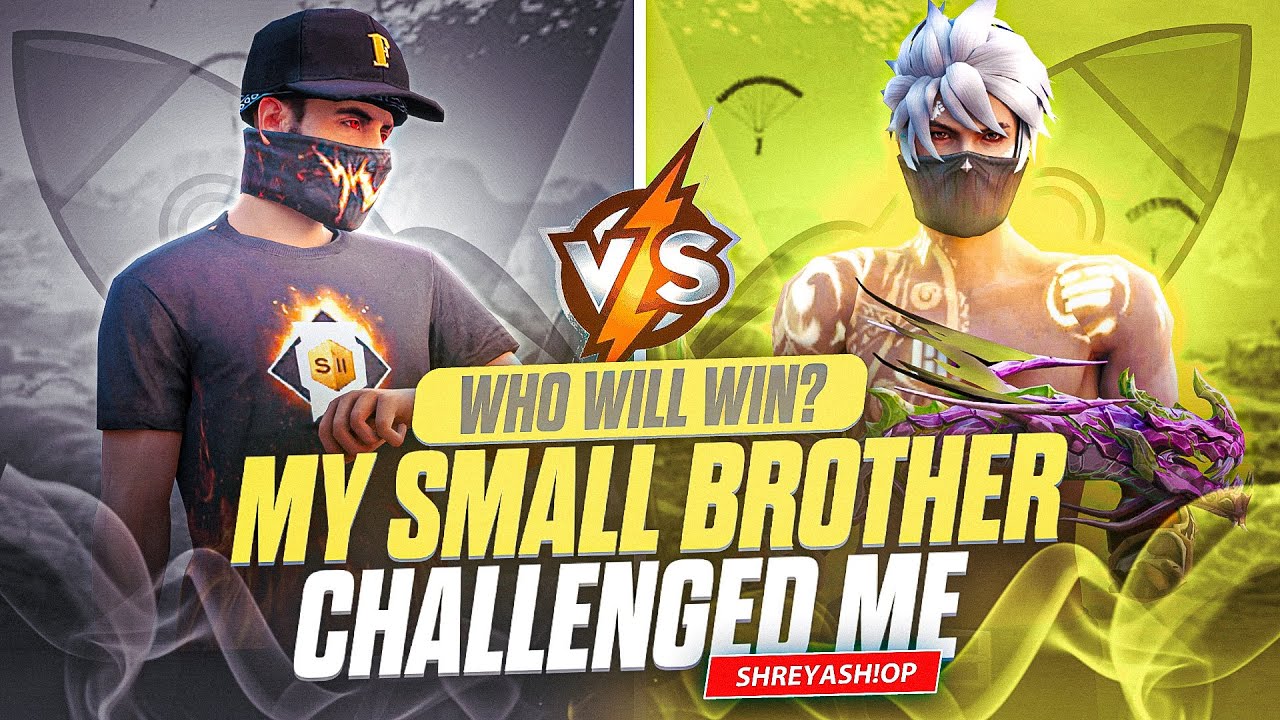 My Small Brother Challenge Me 😡 1 Vs 1 Gameplay 🏆 Who Will Win 🔥 - YouTube