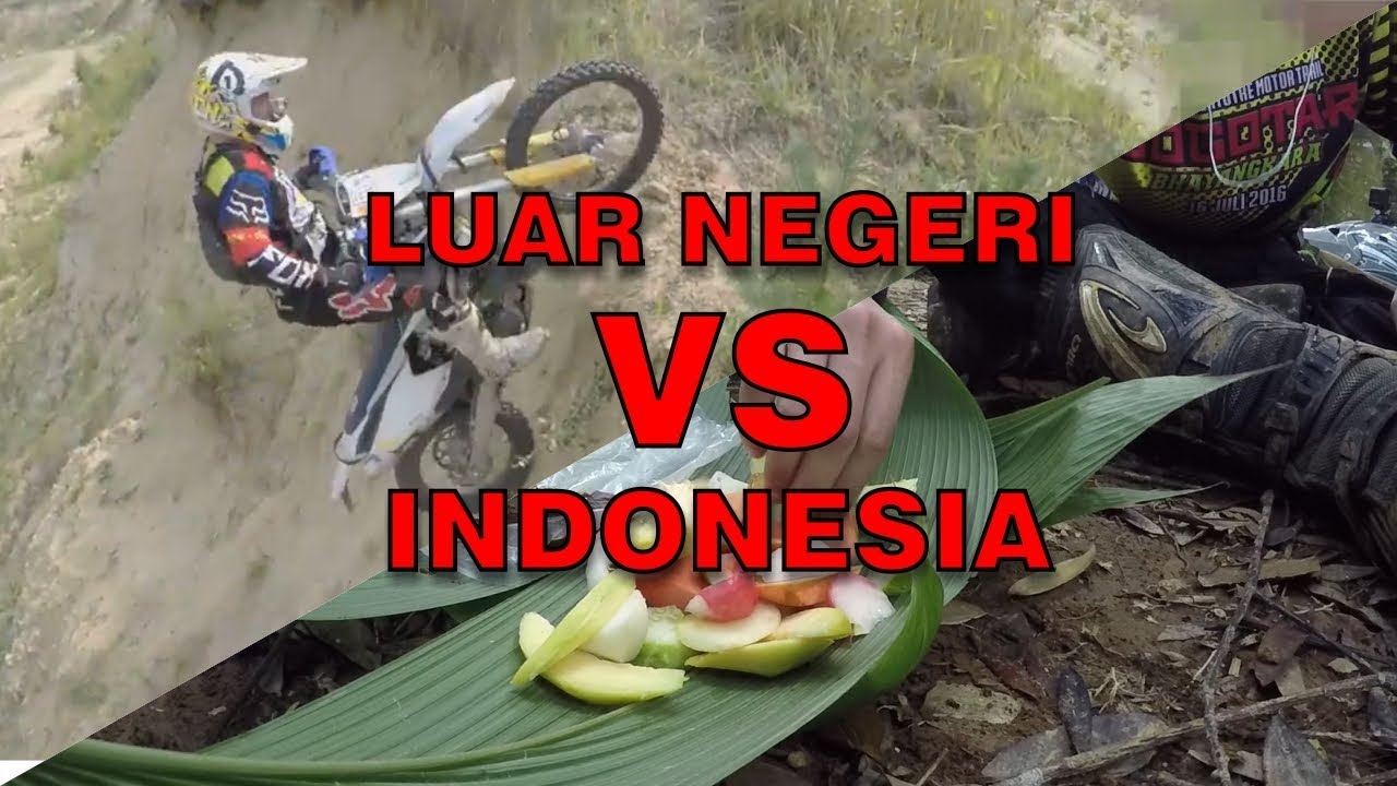 TRAIL LUCU BIKIN NGAKAK - TRABAS LUAR NEGERI VS INDONESIA 