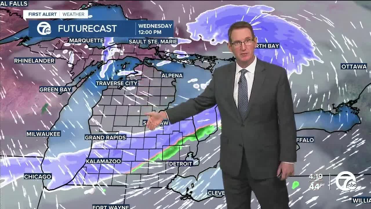 Drier air moves in tonight - YouTube