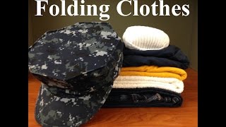 How To Fold Clothes In The Navy