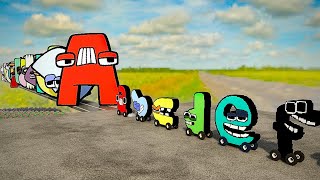 Mini Alphabet Lore A-J Vs Alphabet Lore A-Z Walls Teardown