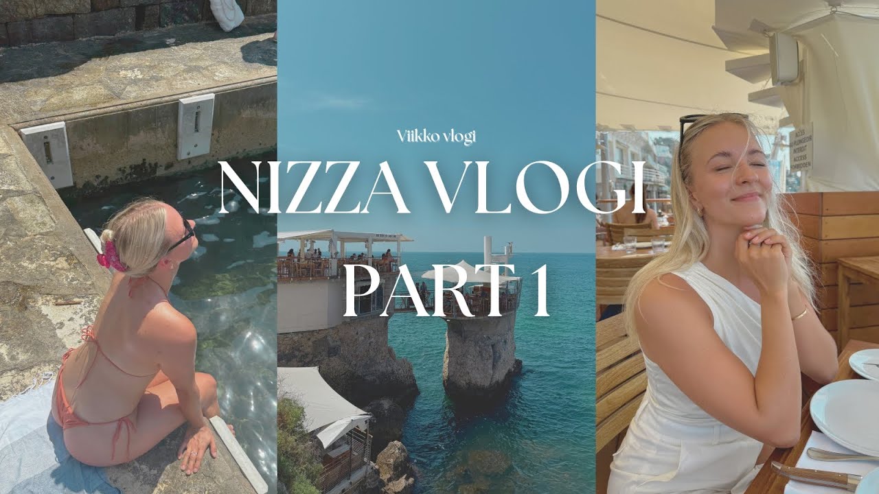 Vlogi: Ensimmäinen päivä Ranskan Rivieralla + Bocca Mar & Le Plongeoir 🥂🌊