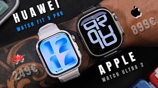 Huawei Watch FIT 5 Pro vs Apple Watch Ultra ⌚ ¿Cuál es la elección más inteligente? | Comparativa
