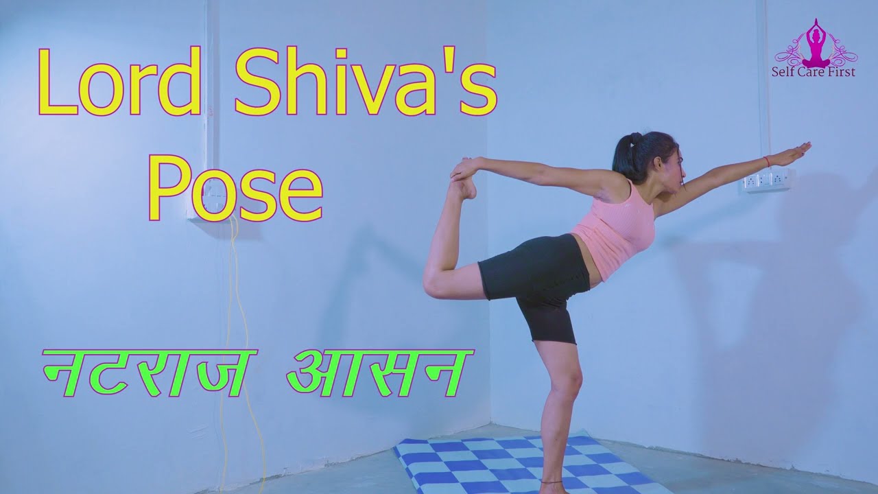 Shiva Pose 👩🏿‍🏫 Step by Step