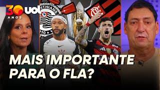 SUPERCOPA É MAIS IMPORTANTE PARA O FLAMENGO? COLUNISTAS DEBATEM DUELO ENTRE MENGÃO E TIMÃO