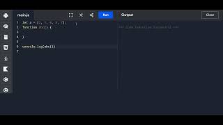 Find the smallest element from the array #coding #javascript #frontend #lifeisbutadream