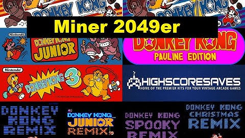 3DK Ultimate Donkey Kong Multigame Kit - Miner 2049er Edition