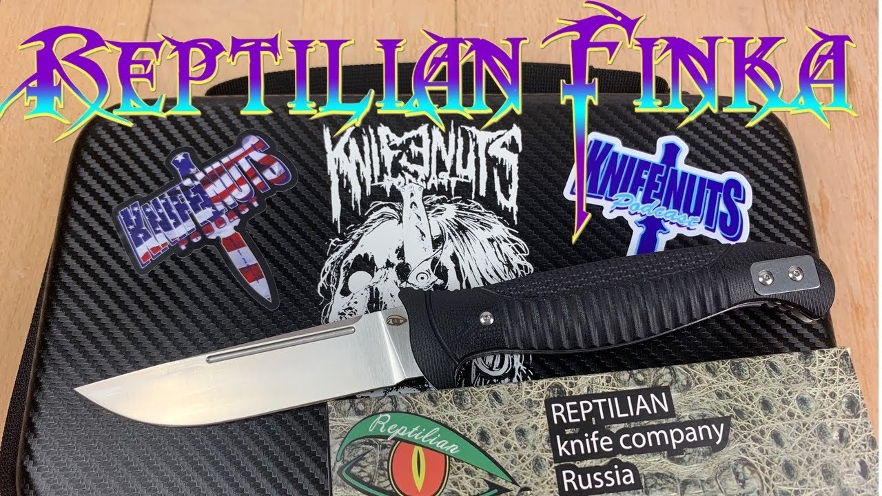 Reptilian Knives Finka / Russian Pocket Sword !! YouTube