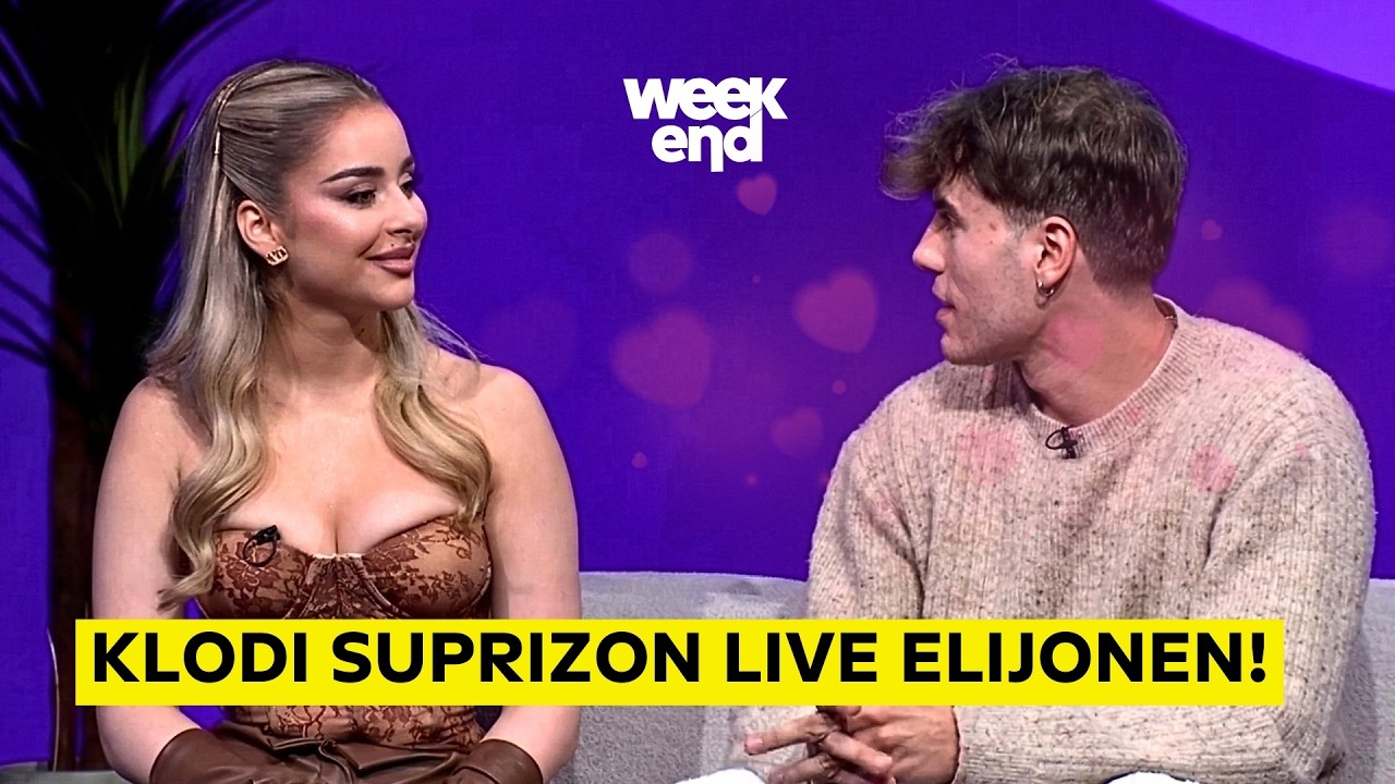 “Pëlqimi për Klodin…”| Klodi suprizon LIVE Elijonen! Reagimi i saj do ju habisë❤️! |Weekend