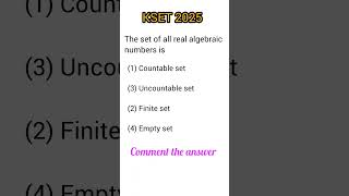 #Kset 2025 #Kset #Kset maths #Kset mathematical science #kset maths question