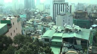 Video view from the 13th floor Park View Restaurant