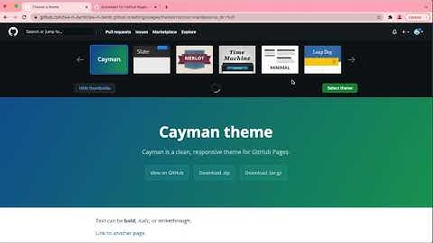 Create a free website using Github Pages (no coding required)