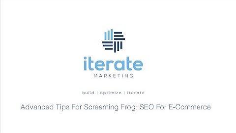 Advanced Tips for Screaming Frog in Ecommerce