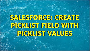 Salesforce: Create picklist field with picklist values (2 Solutions!!)