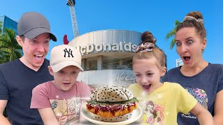 American Family Eats McDonald's for the First Time in Indonesia!