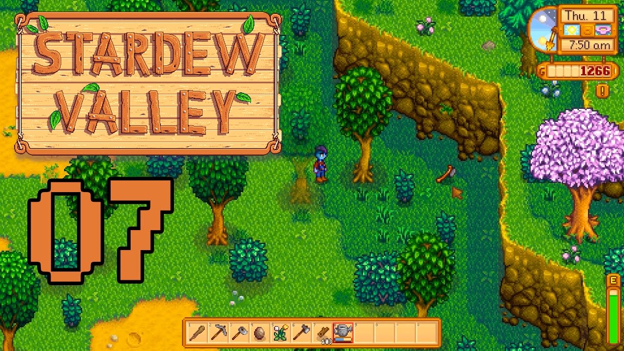 gaming logo STARDEW VALLEY - Episode 07 - Exhausted and Robin's Axe